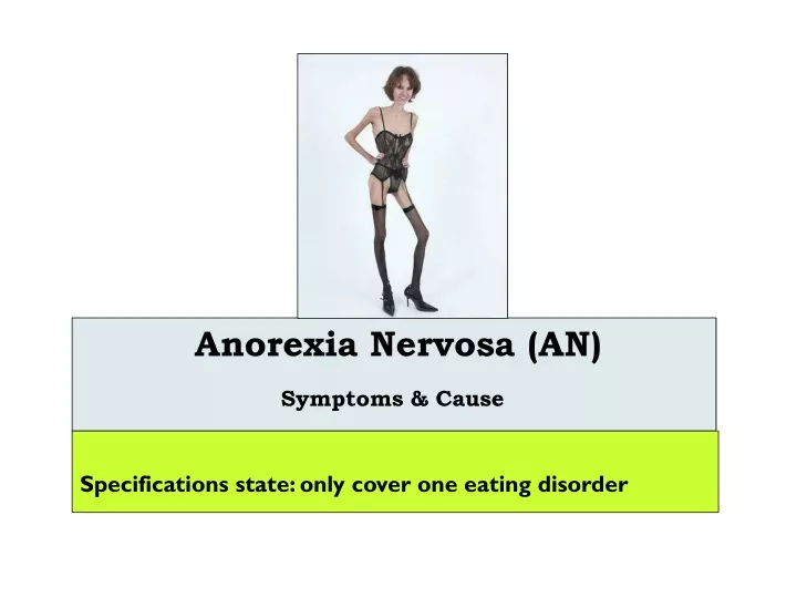 anorexia nervosa an