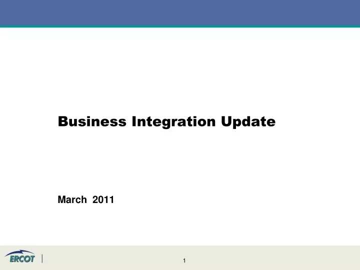 business integration update