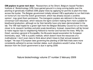 Nature biotechnology volume 27 number 2 february 2009