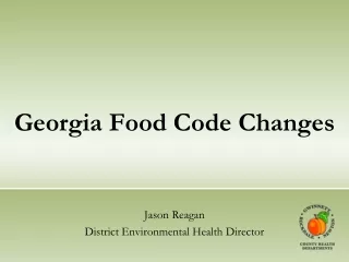 Georgia Food Code Changes