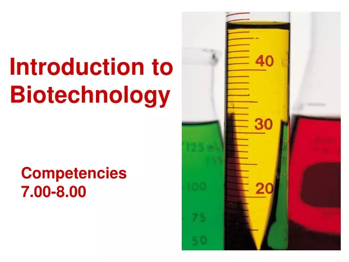 introduction to biotechnology