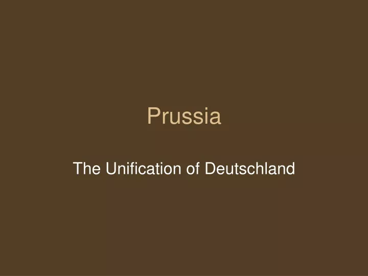 prussia