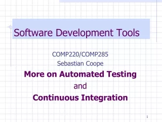 Software Development Tools