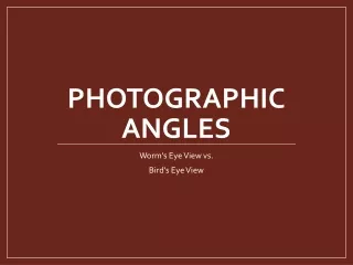 PhotoGRAPHIC  Angles