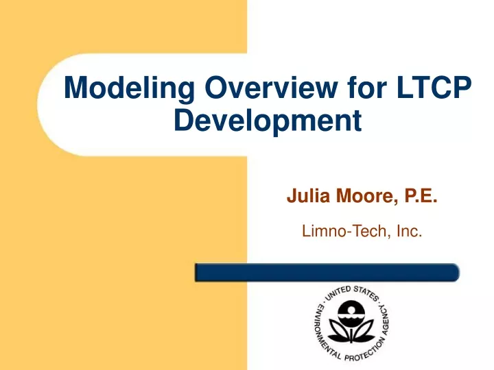 modeling overview for ltcp development