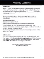 Art Entry Guidelines - slide 1