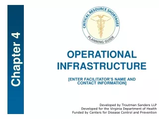 OPERATIONAL INFRASTRUCTURE