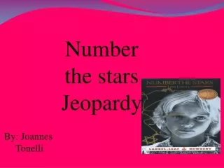 Number the stars Jeopardy