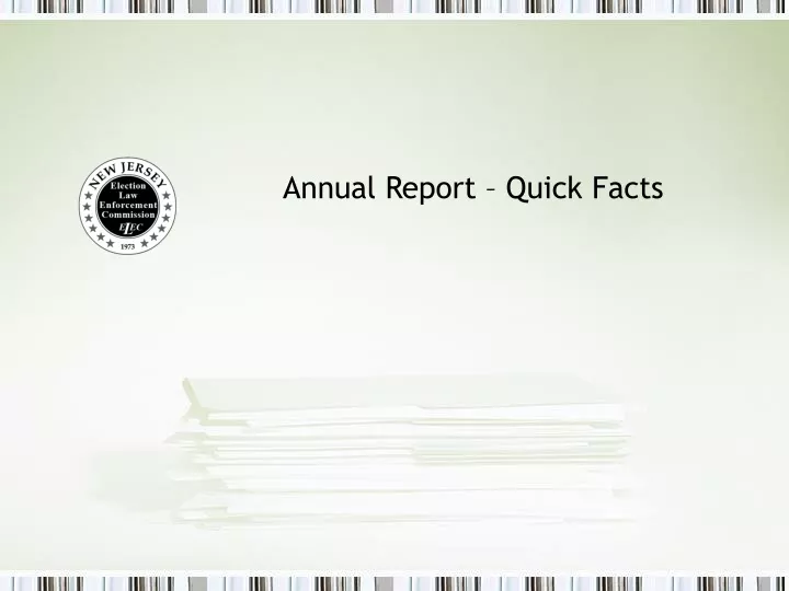 annual report quick facts