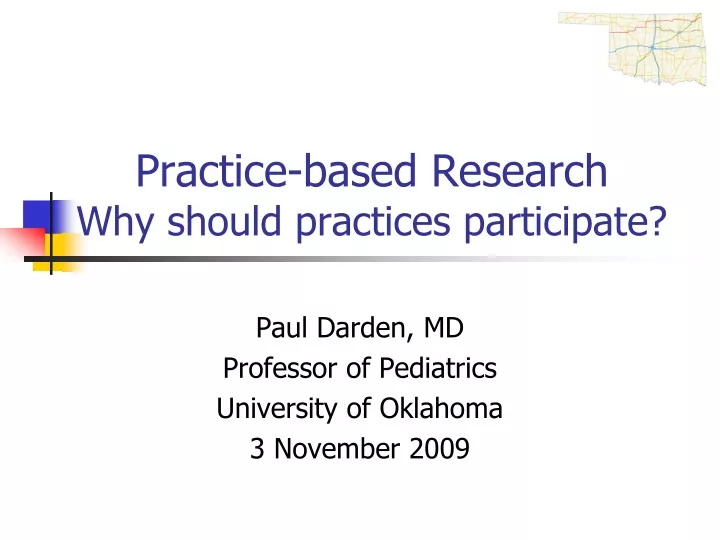practice based research why should practices participate