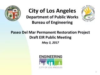 City of Los Angeles Department of Public Works Bureau of Engineering