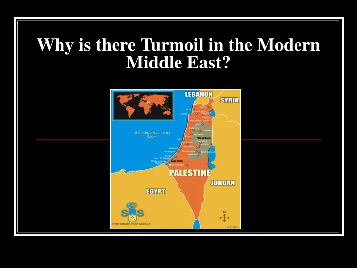 why is there turmoil in the modern middle east