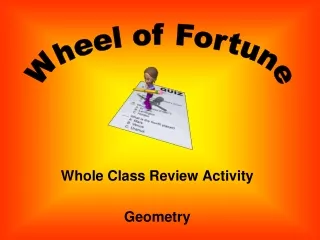 Whole Class Review Activity Geometry