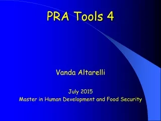 PRA Tools 4