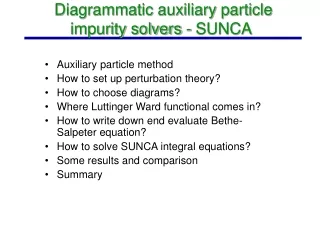 Diagrammatic auxiliary particle impurity solvers - SUNCA