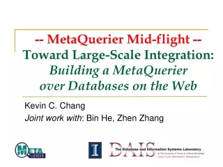 Kevin C. Chang Joint work with : Bin He, Zhen Zhang