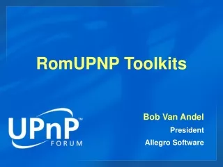 RomUPNP Toolkits