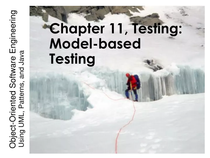 chapter 11 testing model based testing