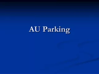 AU Parking