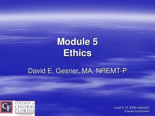 Module 5 Ethics