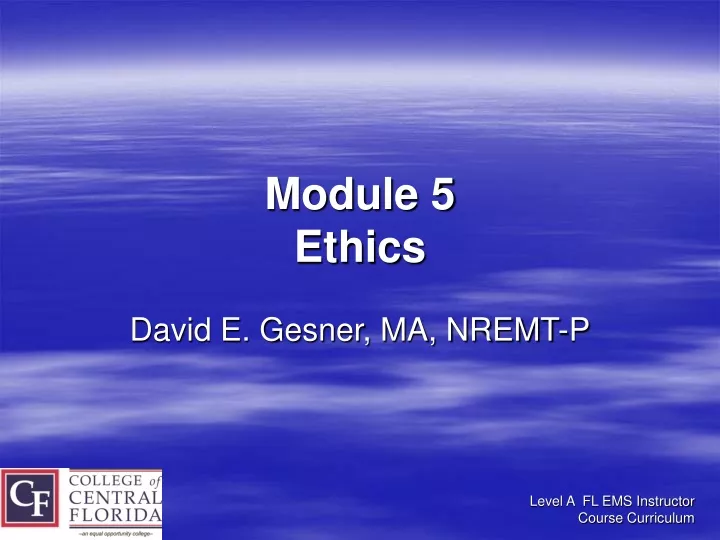 module 5 ethics