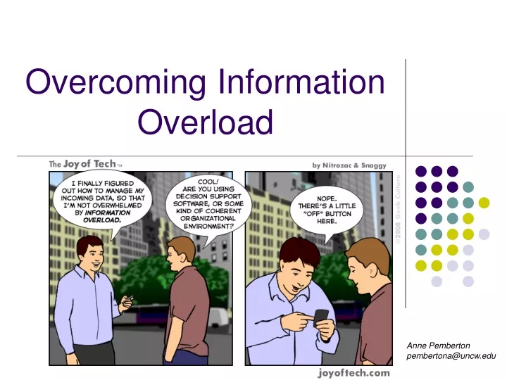 overcoming information overload