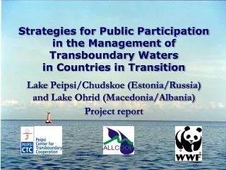 Strategies for Public Participation in the Management of Transboundary Waters