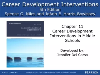 Chapter 11 Career Development Interventions in Middle Schools