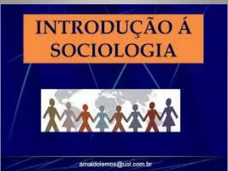 LEMOS FILHO, Arnaldo. O surgimento da Sociologia como ciência , idem ibidem