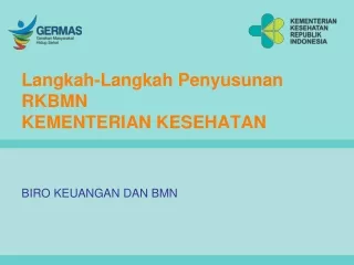 Langkah-Langkah Penyusunan  RKBMN KEMENTERIAN KESEHATAN