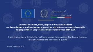 Commissione Mista, Stato, Regioni e Province Autonome