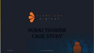 Dubai Tourism Case Study