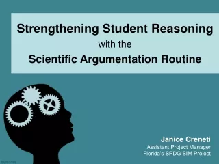 Strengthening Student Reasoning  with the  Scientific Argumentation Routine