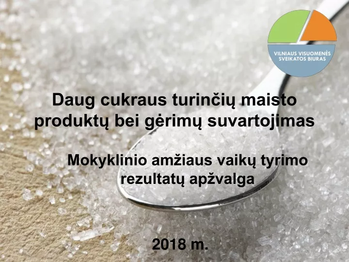 daug cukraus turin i maisto produkt bei g rim suvartojimas