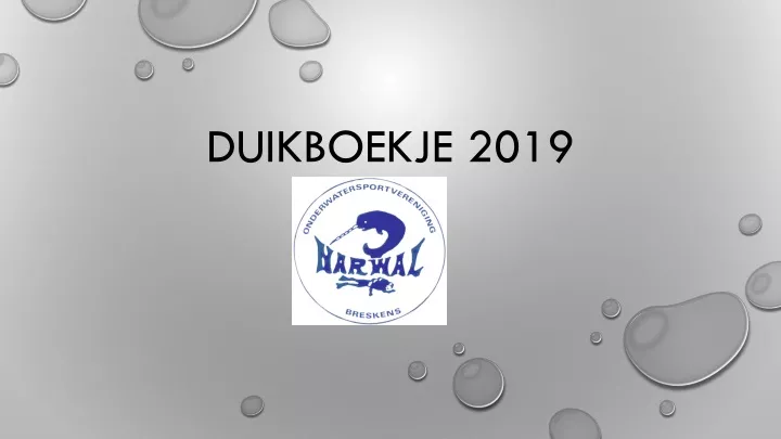 duikboekje 2019