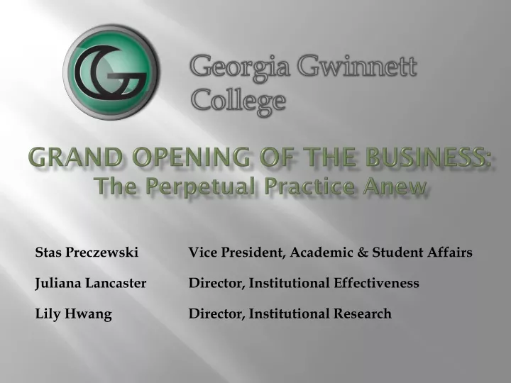 grand opening of the business the perpetual practice anew