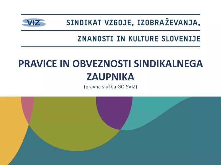 pravice in obveznosti sindikalnega zaupnika