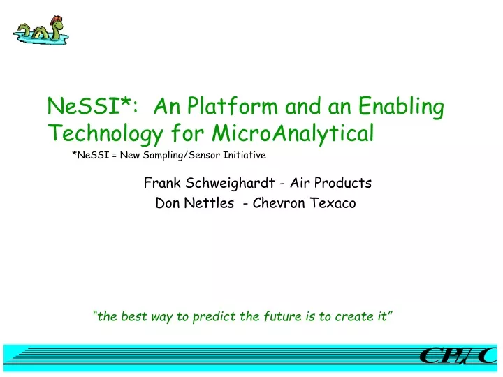 nessi an platform and an enabling technology for microanalytical