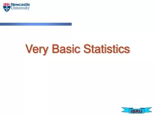 Very Basic Statistics