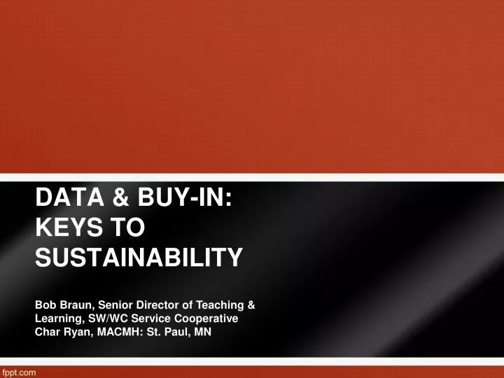 data buy in keys to sustainability