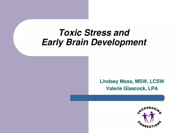 toxic stress and early brain development