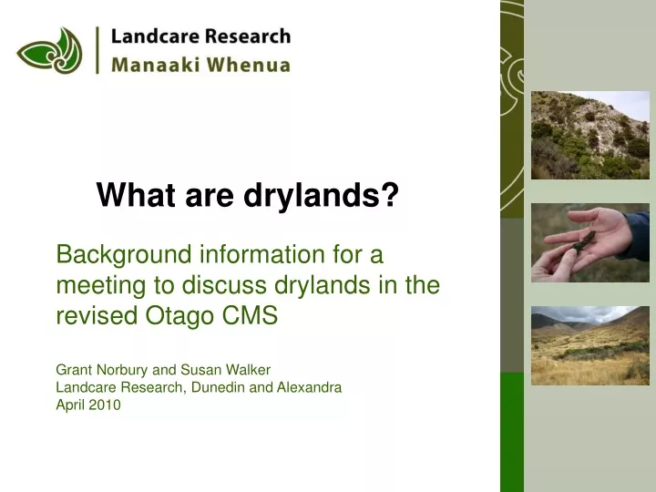 what are drylands