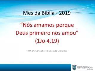 Mês da Bíblia - 2019