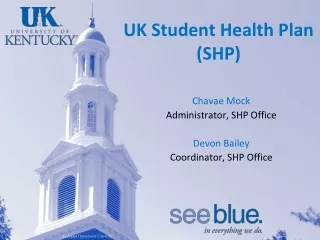 UK Student Health Plan (SHP)