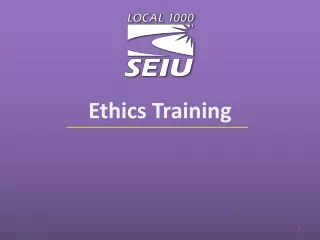 Ethics Training