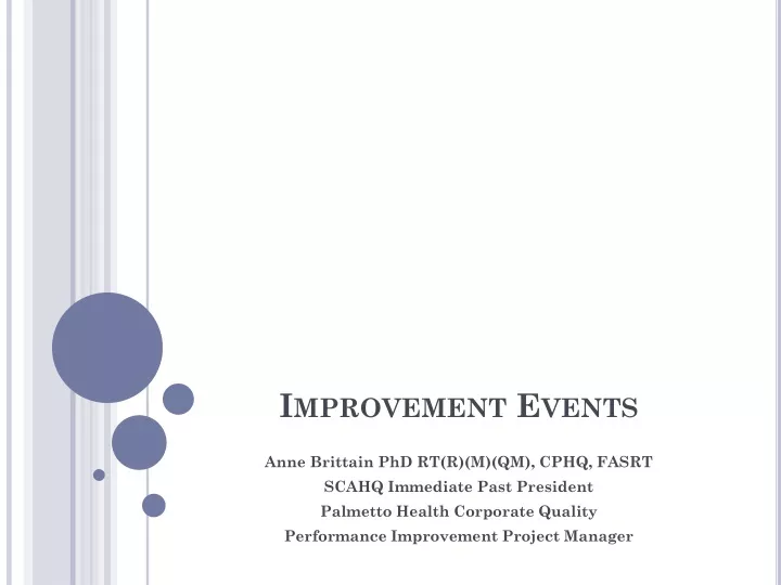 improvement events