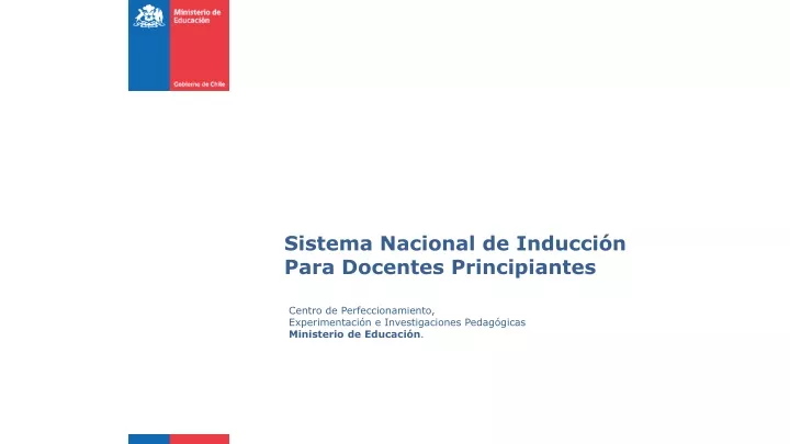 sistema nacional de inducci n para docentes