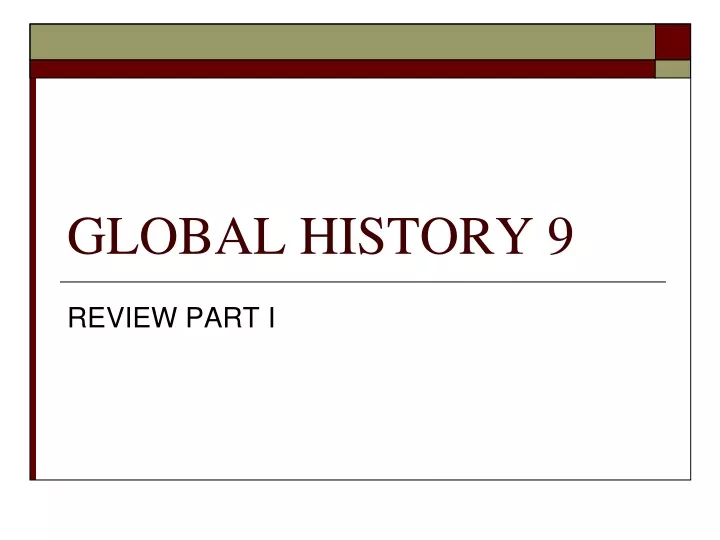 global history 9