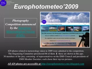 Europhotometeo’2009