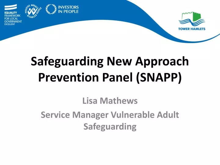 safeguarding new approach prevention panel snapp